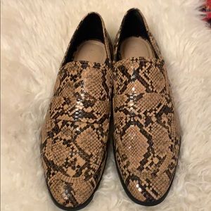 Zara Snakeskin Loafer